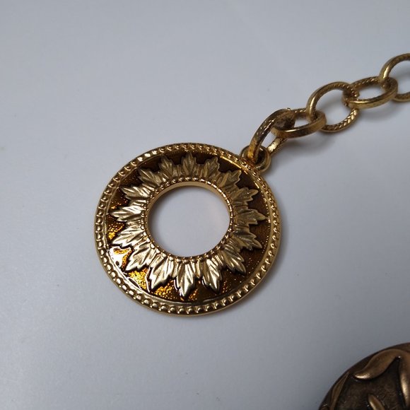 Colorful Chico's Metal Decorative Fashion Belt 42 Inches - Picture 13 of 15